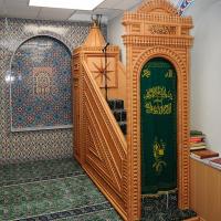 2219 Minbar, Kanzel in der Eyüp Sultan Camii von Hamburg Harburg. | 